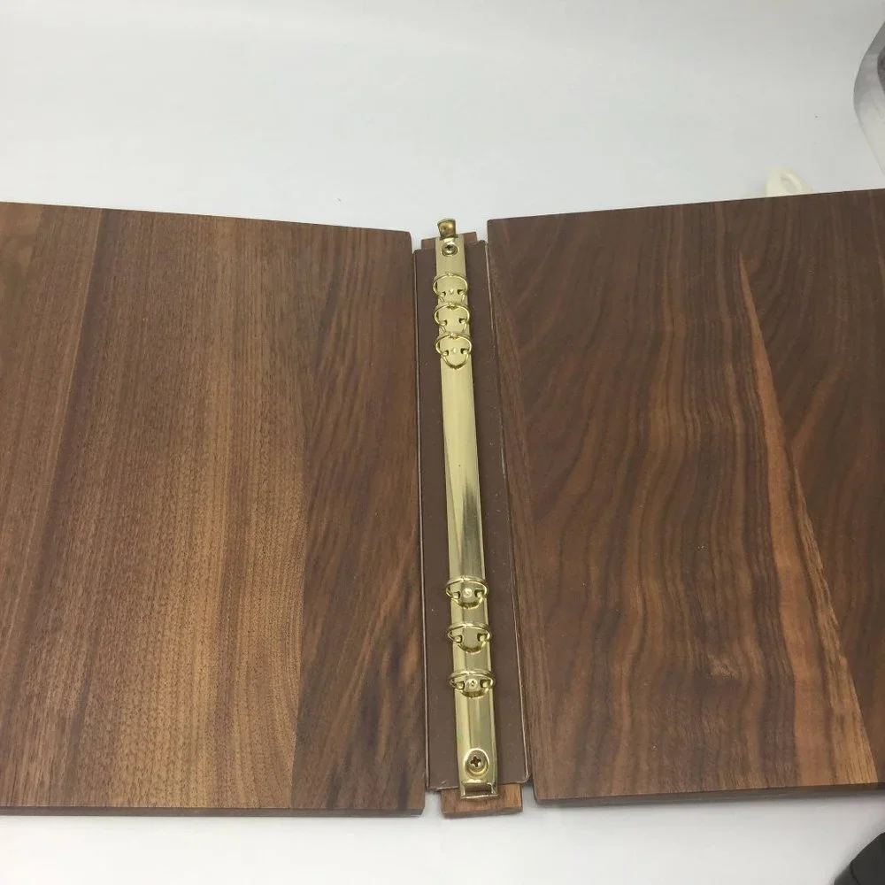 Wooden Notebook Binder 6 Ring Engraved